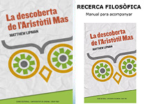  Llibre de l'estudiant: Aris  Manual del professorat: Recerca filosòfica Primera part / Segona part / Tercera part / Quarta part / Cinquena part / Sisena part / Setena part.  Nivell educatiu: primer i segon de Secundària