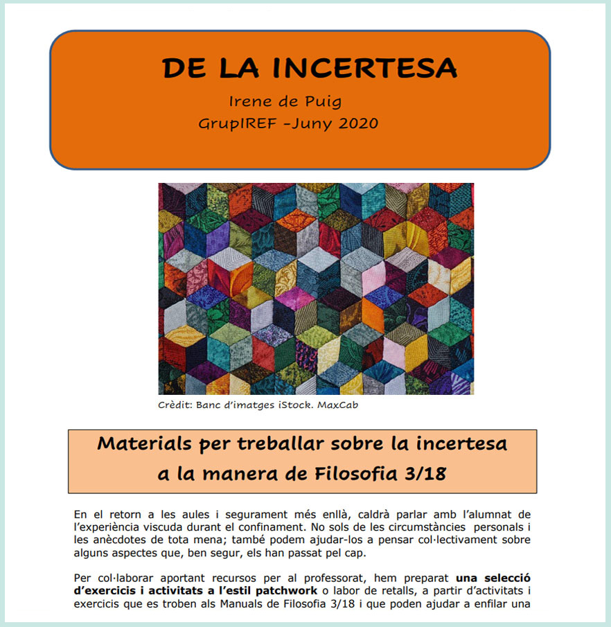 De la incertesa